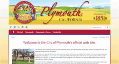 Desktop Screenshot of cityofplymouth.org