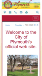Mobile Screenshot of cityofplymouth.org